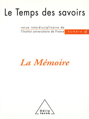 cover image of La Mémoire